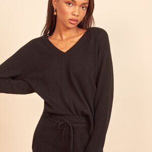 Reformation Cashmere Relaxed V-neck